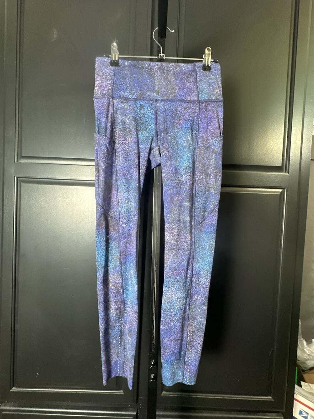 Lululemon Fast and Free High-Rise Tight 25" in Polar Lights Blue Multi#857